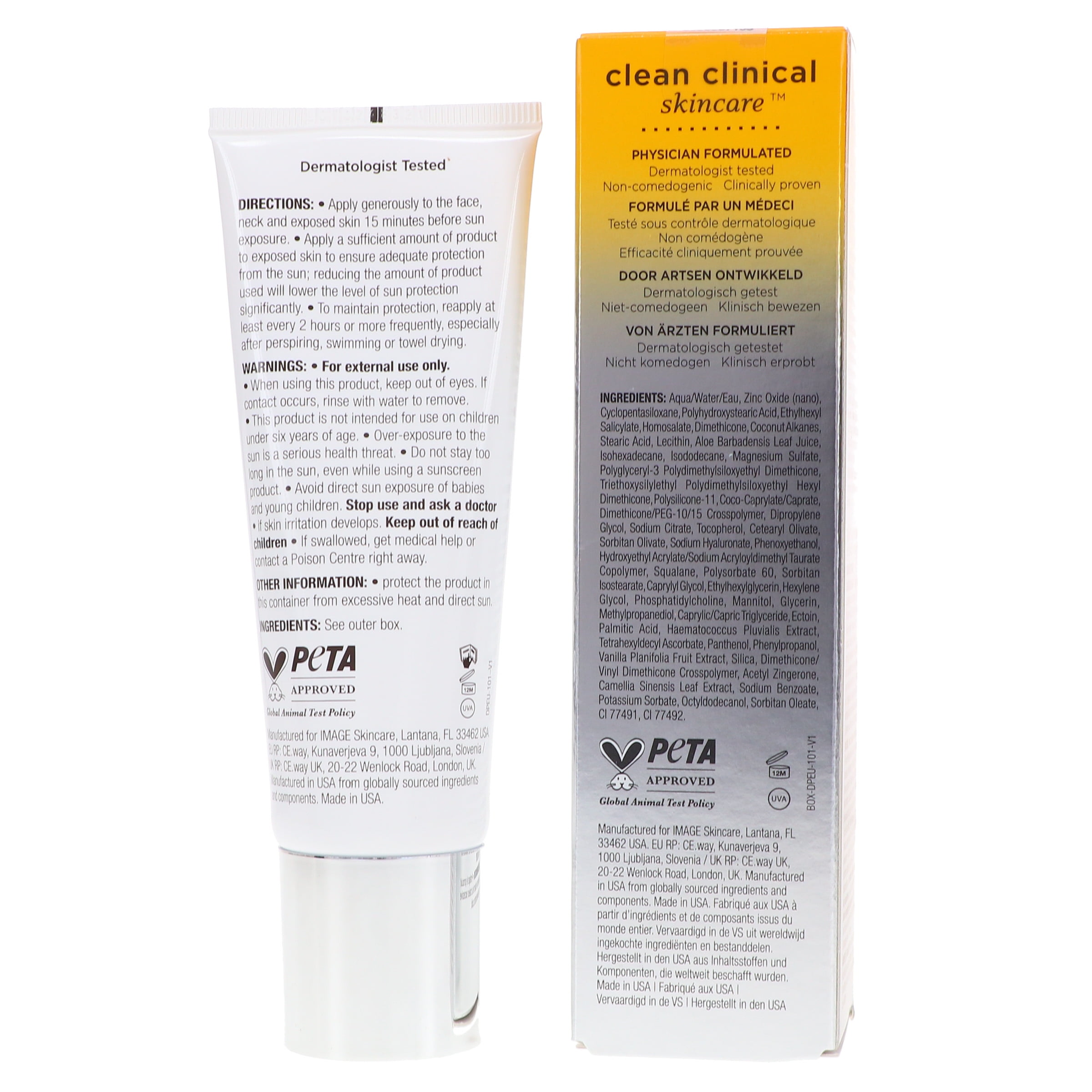 IMAGE Skincare DAILY PREVENTION Sheer Matte Moisturizer Broad Spectrum SPF 30 Sunscreen 2.6 oz