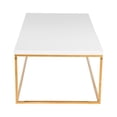 thumbnail image 5 of White and Gold High Gloss Coffee Table, 5 of 5