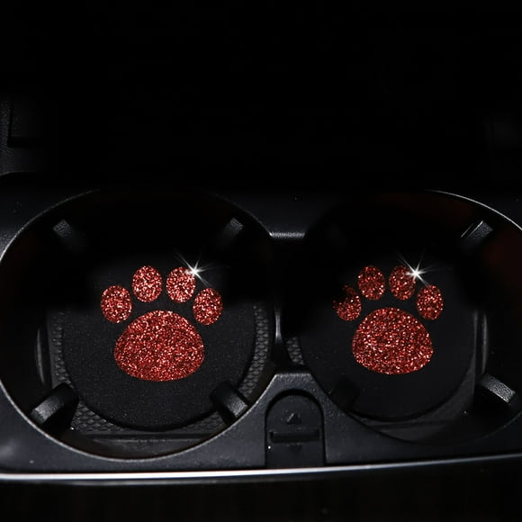 Oliegs Heated Blanket Car Holder Universal Non Slip Silicone Cup Holder Insert Crystal Rhinestone Car Interior Accessories Chocolate