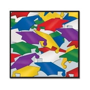 Fanci-Fetti Multi-Colored Graduate Caps Confetti Celebration Decoration