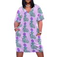 thumbnail image 1 of Vestido largo de bolsillo suelto Scylla Vestido de dama de honor mujer, 1 of 7