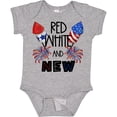 thumbnail image 3 of Inktastic Red, White, and New 4th of July Baby Fireworks Boys or Girls Baby Bodysuit, 3 of 5