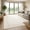 Beige, variant on HIWEAVER Beige 5' x 7'Washable Striped Area Rugs for Living Room Soft Geometric Bordered Indoor Modern Large Throw Carpet for Dining Room