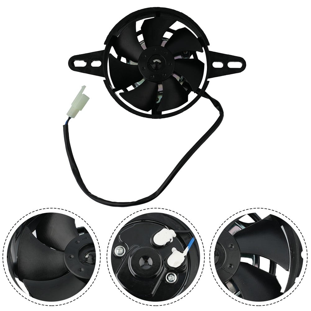 GLFILL Oil Cooler Electric Radiator Cooling Fan for Quad Motorcycle