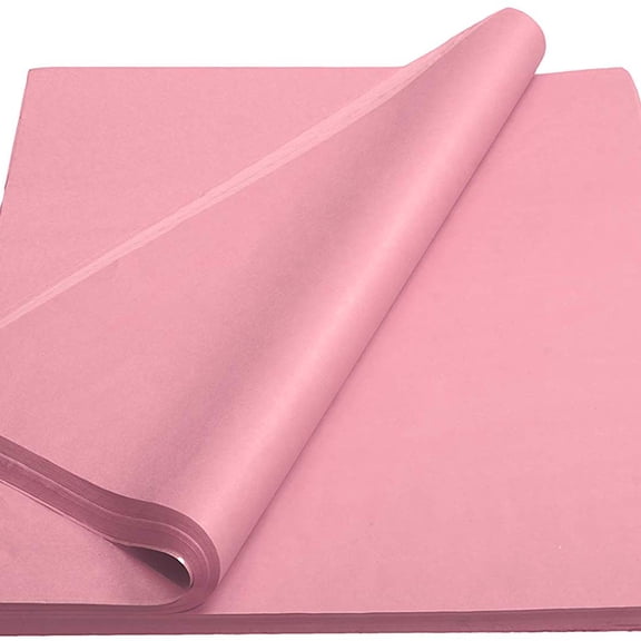 WHAMVOX  40 Pcs Wrapping Paper Decorative Tissue Packaging Bouquet Pink