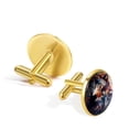 thumbnail image 3 of Wolf Elegant Stainless Steel Men's Cufflinks for Formal Attire - Ideal for Weddings and Business Meetings, 3 of 6