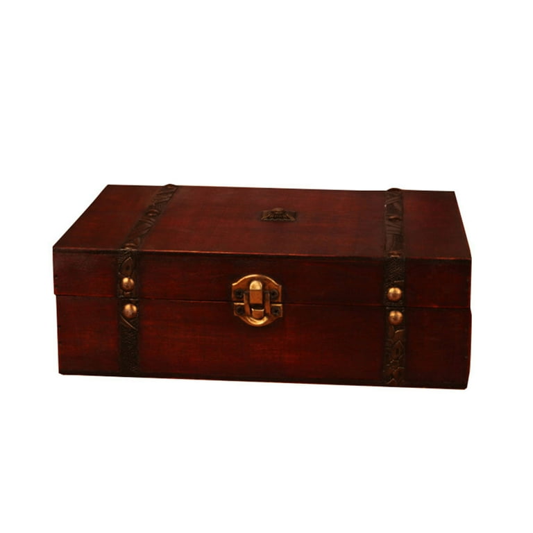 Jewelry box retro daily necessities desktop storage box Walmart