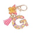 thumbnail image 2 of MesaSe Key Chain 26 Letters Butterfly Women Compact Long Lasting Key Ring Bag Decoration, 2 of 8