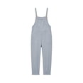 thumbnail image 4 of HBYJLZYG Women's Overalls Rompers with Four Patch Pockets and Adjustable Button Straps, Relaxed Fit Cotton Linen Blend Casual Summer Vacation Everyday Wear for Women, 4 of 7