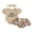 Style1, variant on Infant Baby Girl Summer Leopard Print Skirt 3Pcs Outfit Set for 0-18M,95% Cotton
