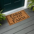 thumbnail image 3 of Evergreen Farm Sweet Farm Indoor Outdoor Natural Coir Doormat 1'4"x2'4" Brown, 3 of 3