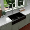 thumbnail image 4 of Karran Usa Qar-760-Pk1 Quartz Qar 34" Farmhouse Double Basin Quartz Composite Kitchen Sink, 4 of 5