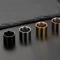 thumbnail image 3 of QQTDFG 18mm Mens Womens Stainless Steel Wide Ring Cool Plain Band Finish Flat Top Gift-Gold-12, 3 of 9