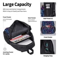 thumbnail image 4 of Balery Multicolor Bowling Mochila escolar 3 en 1 para niños: mochila resistente con lonchera térmica y estuche para lápices. Mochila escolar para niños y niñas., 4 of 7