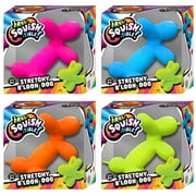 (3 pack) Ja-Ru Irre-Squish-tible Bloon Dog -Child Novelty Toy TPR- 4 Colors, all ages novelty toy