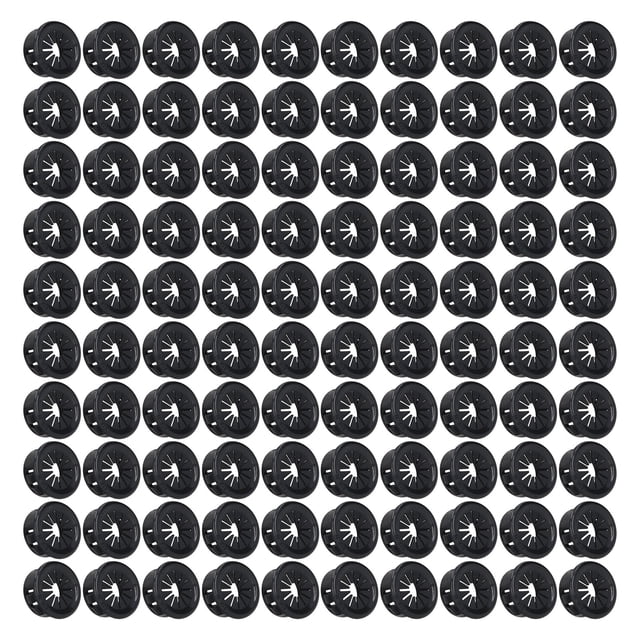 200 Uds. Arandelas para cables fijación estable resistente al fuego Pa66 hebilla aislada tipo Cable cubierta para orificios de alambre negro