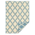 thumbnail image 1 of Hawthorne Collection 5' x 8' Hand Woven Quatrefoil Wool Rug, 1 of 5