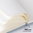 thumbnail image 2 of Cuaderno Wiisdatek de puntos 13 x 21 cm con cubierta de cuero PU, 2 of 7