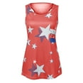 thumbnail image 2 of Tank Tops for Women Sleeveless Vest Patriotic Stripes Star American Flag Print Tank Camis Top, 2 of 3