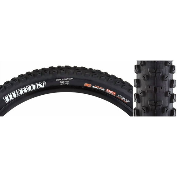 Maxxis Tires Rekon 29 x 2.4 Black Fold/60 3CT/ EXO /TR/WT - TB00301000