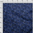 thumbnail image 3 of oneOone Cotton Silk Blue Fabric Abstract Sewing Fabric By The Yard Printed Diy Clothing Sewing Supplies 42 Inch Wide, 3 of 4