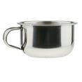 thumbnail image 3 of Pro Peluquero Salón Brocha Afeitado Jabón Crema +Taza Tazón de Barbero de material acero Inoxidable Accesorios de Afeitar de Hombres Yuyangstore Taza de afeitar, 3 of 8