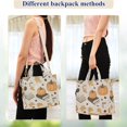 thumbnail image 4 of FORMRS Womens Corduroy Tote Bag Crossbody Shoulder Handbag with Pocket, Beige Fall Books, 4 of 7