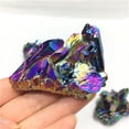 thumbnail image 5 of 1pc Natural Quartz Crystal Rainbow Titanium Cluster Point Rare Home Decoration Craft Reiki Stone Can Healing Specimen Mineral, 5 of 7