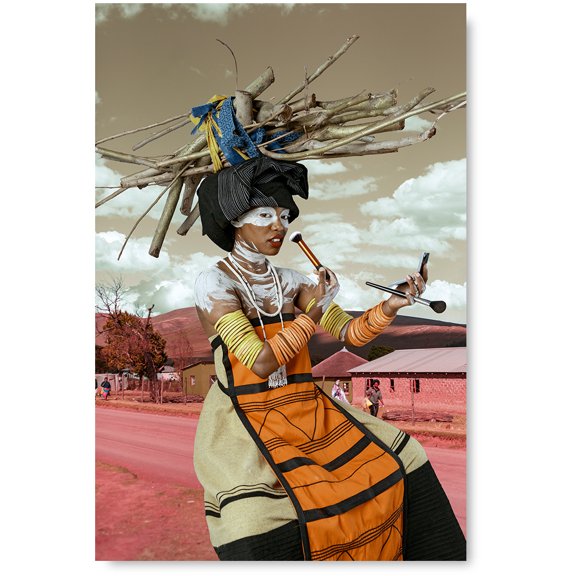 Awkward Styles New African Collection African Woman Poster Folk Poster Painting for Office Modern Artwork for Kitchen African Woman Portrait Beautiful Africans African Woman Poster Printed Portrait