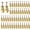 Gold, variant on 100 count Self-Drilling Anchors with Screws -  Needed Drywall Anchors Kit,  Wall Anchors for TV, Cabinets, Shelves, Curtain Rods, Bikes,, Gypsum Board (50 Anchors + 50 Screws)