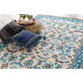 thumbnail image 6 of Hauteloom Vinemont Wool Living Room, Bedroom Area Rug - Bohemian, Transitional - Ivory, Blue, Rust - 3'6" x 5'6", 6 of 7