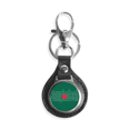 thumbnail image 1 of Bangladesh Country Flag nombre Coche de metal llavero anillo de cuero llavero de regalo, 1 of 4