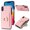 Pink, variant on iPhone XR Wallet Case, iPhone XR 6.1" Cover, PU Leather Ring Holder Stand Shockproof Anti-Scratch Slim Fit Shell Phone Case Cover for Apple iPhone XR - Red