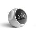 thumbnail image 1 of Dvkptbk Alarm Clock Facial Expression Alarm Clock Voice Controlled Night Light USB Charging Home Essentials on Clearance, 1 of 1