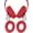 Red, variant on Silicone Ear Pads Cover Protector for Beats Studio 3 Headphone Cushions Sweat-Proof and Washable Ear Cushions Cover