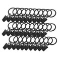 thumbnail image 2 of Anillos para cortinas con clips Clips para cortinas con anillos Accesorios de alto rendimiento Paquete de 30 unidades de 25 cm interiores, 2 of 9