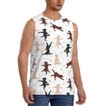 thumbnail image 2 of Daiia Yoga Labrador Retriever Printed Men's Tank Tops,Casual Soft Sleeveless Gym Muscle Shirts Bodybuilding Tee-X-Large, 2 of 8