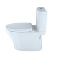 thumbnail image 4 of TOTO Aquia IV 1G 2-Piece Dual Flush Toilet, WASHLET+ Ready, Cotton White, SKU: MS446124CUMFG#01, 4 of 7
