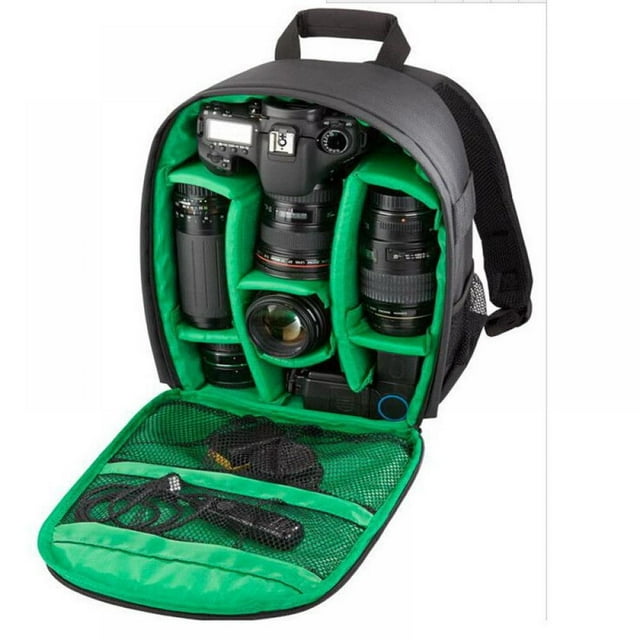 Wisremt Multi-Functional Outdoor Waterproof Shockproof Storage Bag Travel Backpack for Canon for Sony for Nikon DSLR Digital Camera