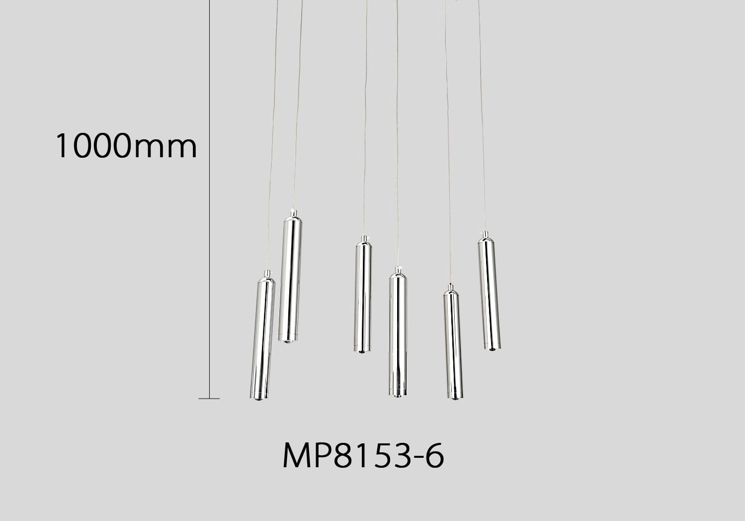 6-Light Modern LED Simple And Elegant Chandelier