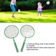 thumbnail image 3 of Kids Badminton Racket Set, Soft Edges, Portable Exercise Balance Physical Fitness 1 Pair Children Badminton Racket Set with Carrying Bag, 3 of 7
