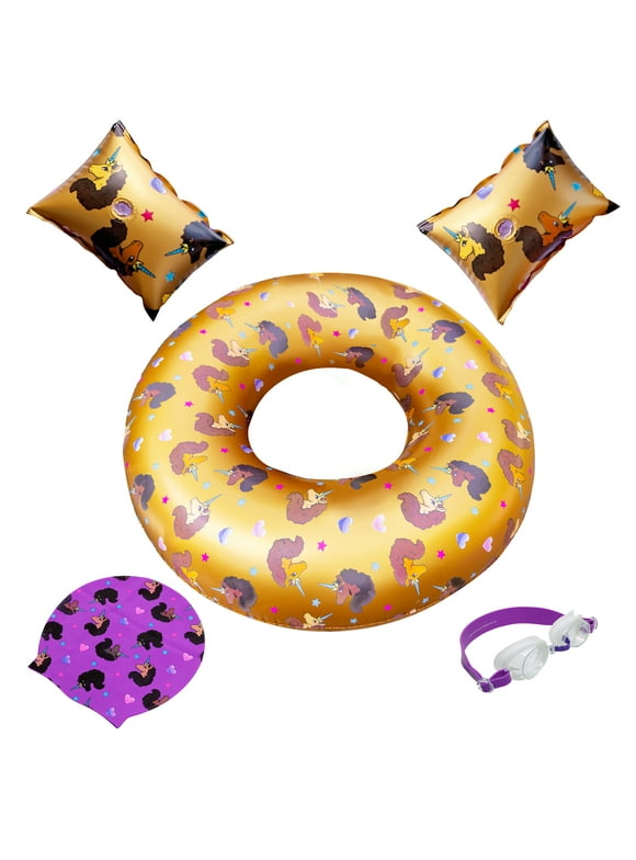 Afro Puff Unicorn Party Box For 15 Guests - 150 Piece Birthday Party Set