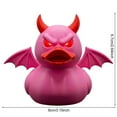 thumbnail image 6 of Dserhfy Demon Duck Figurine 3D Printed Devil Duck with Red Horns Bat Wings Halloween Gothic Collectible Statue Desktop Home Decor for Teens Adults, 6 of 8