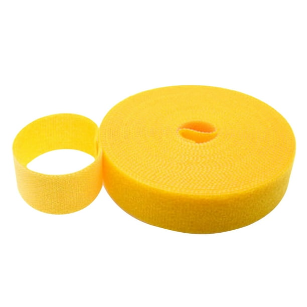 Sywqhk Correa de alambre de cinta de sujeción de cable autoadhesiva duradera de 1 m (amarillo 100x3cm) Sywqhk Para estrenar