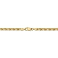thumbnail image 3 of 14K Yellow Gold bracelet Chain style Rope Diamond-cut 8 in 4 mm, 3 of 4
