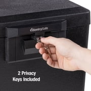 SentrySafe 1170 Fireproof Document Safe with Key Lock, 0.61 CuFt., Black