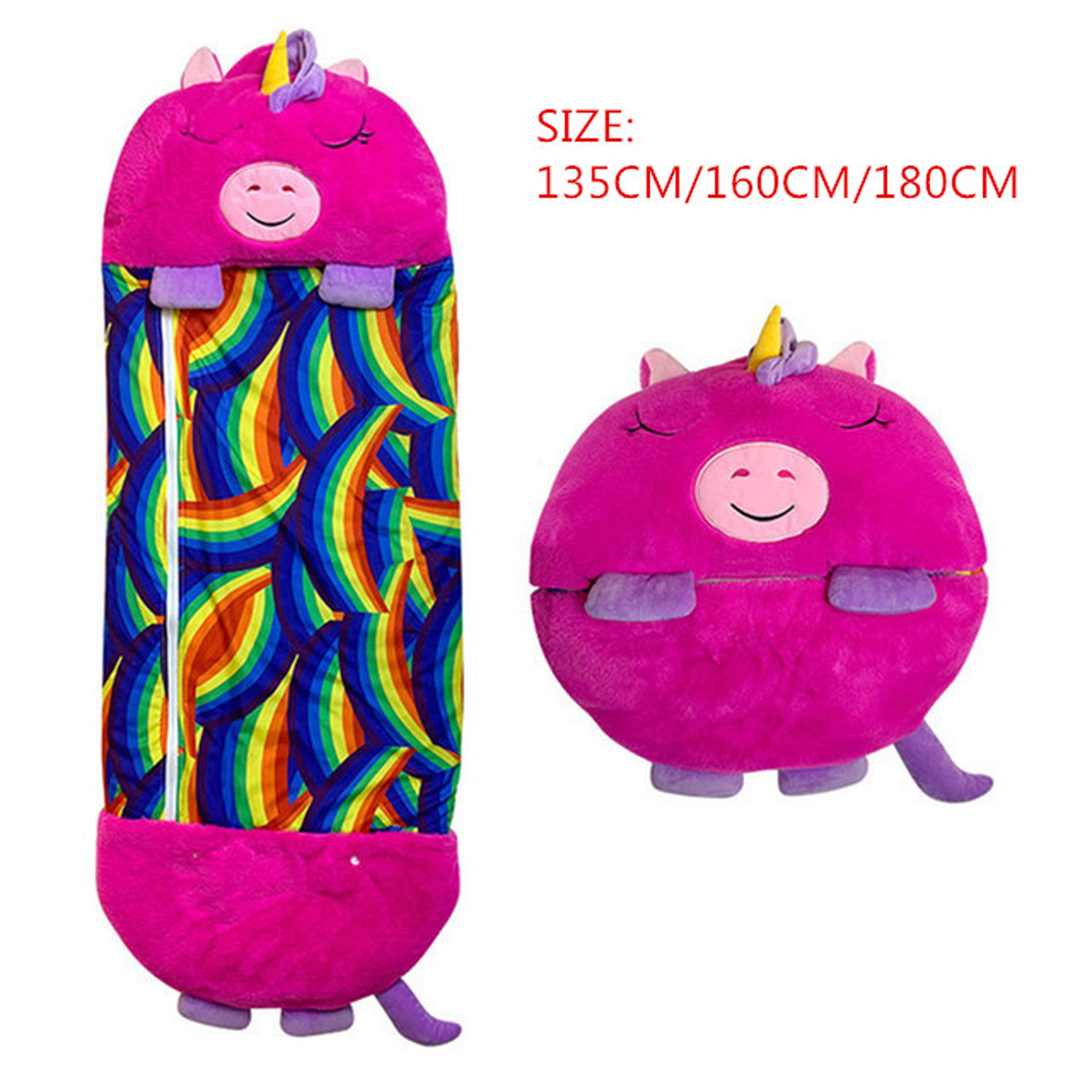 180cm Large Size Happy Nappers Sleeping Bag Kids Play Pillow Unicorn Xmas Gifts 