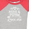 thumbnail image 4 of Inktastic Pepaw and Mimi Love Me Boys or Girls Baby Bodysuit, 4 of 5