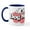 White/Navy Inside, variant on CafePress - Snoopy Dog Mom - 11 oz Ceramic Mug - Novelty Coffee Tea Cup