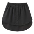 thumbnail image 1 of JFBUJC Shirt Extenders Layering Fake Top Lower Sweep Shirt Extender Asjustable Mini Skirt For Women, 1 of 4